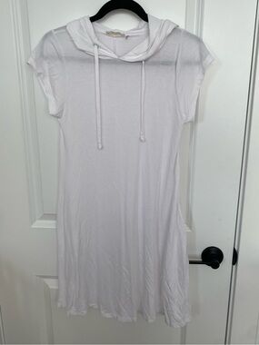 Elan White Hoodie Swimsuit Coverup